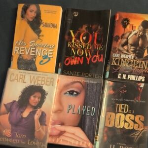 Collection of Six Fiction Books